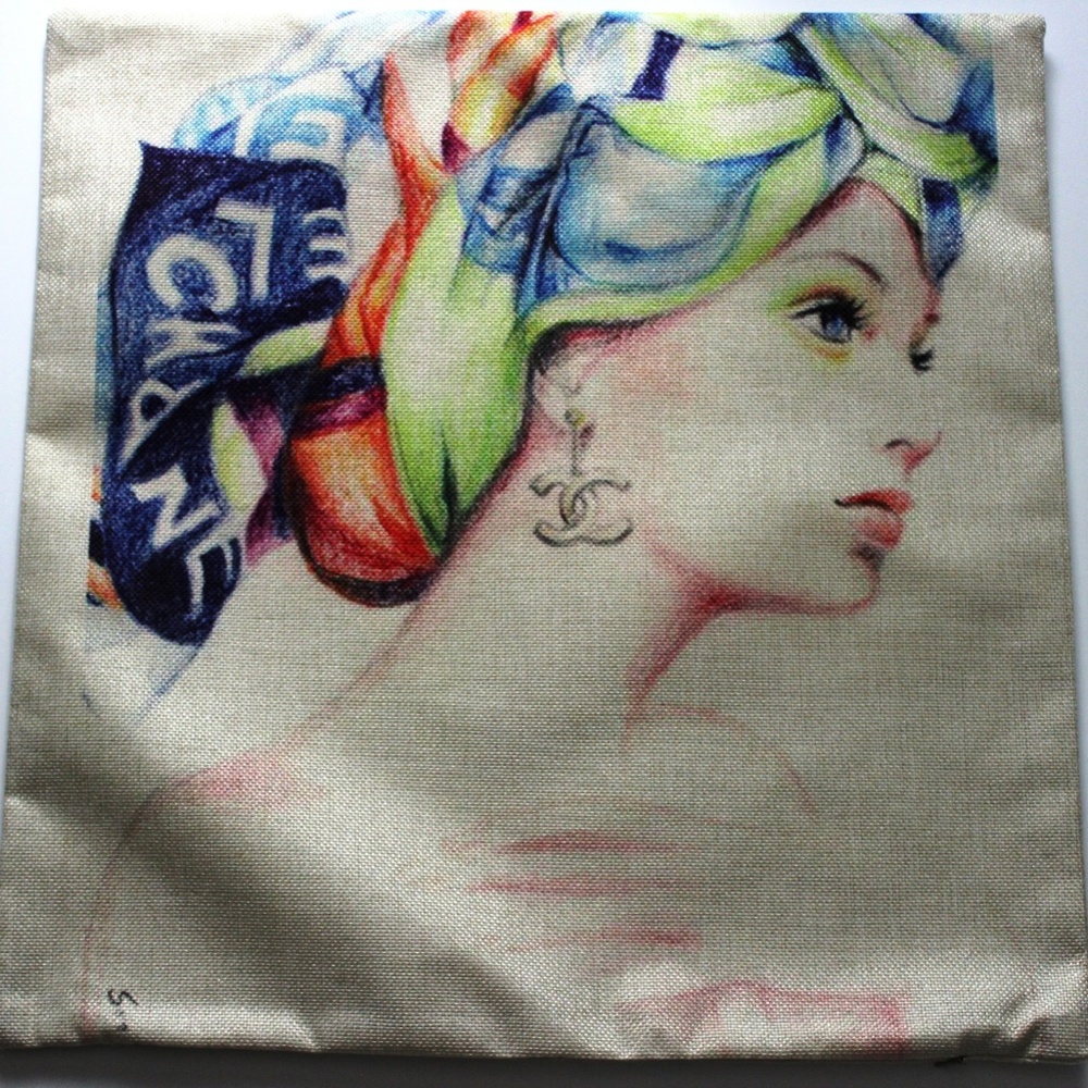 Decorative Novelty Throw Pillow Cover 18x18 NEW~